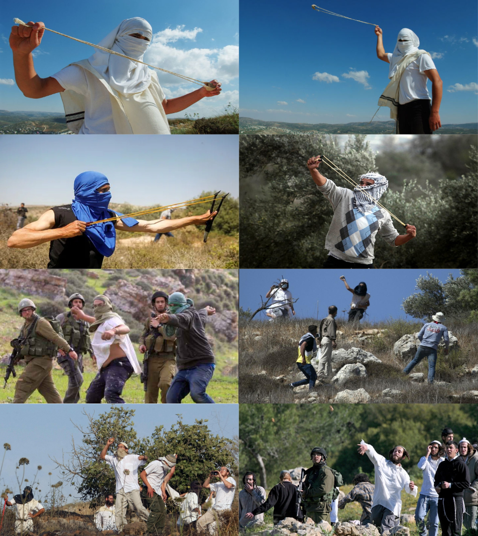 Differentiating Israeli stone throwers and slingshooters is also Apartheid